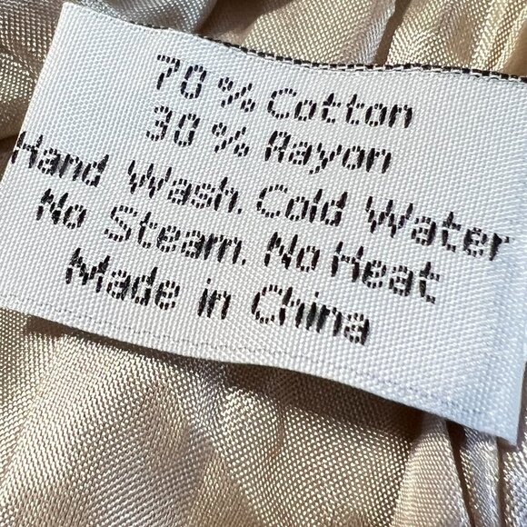 Flair Handmade Maxi Skirt – Size L, Cotton Blend with Lace & Wrinkle Effect - Picture 7 of 9